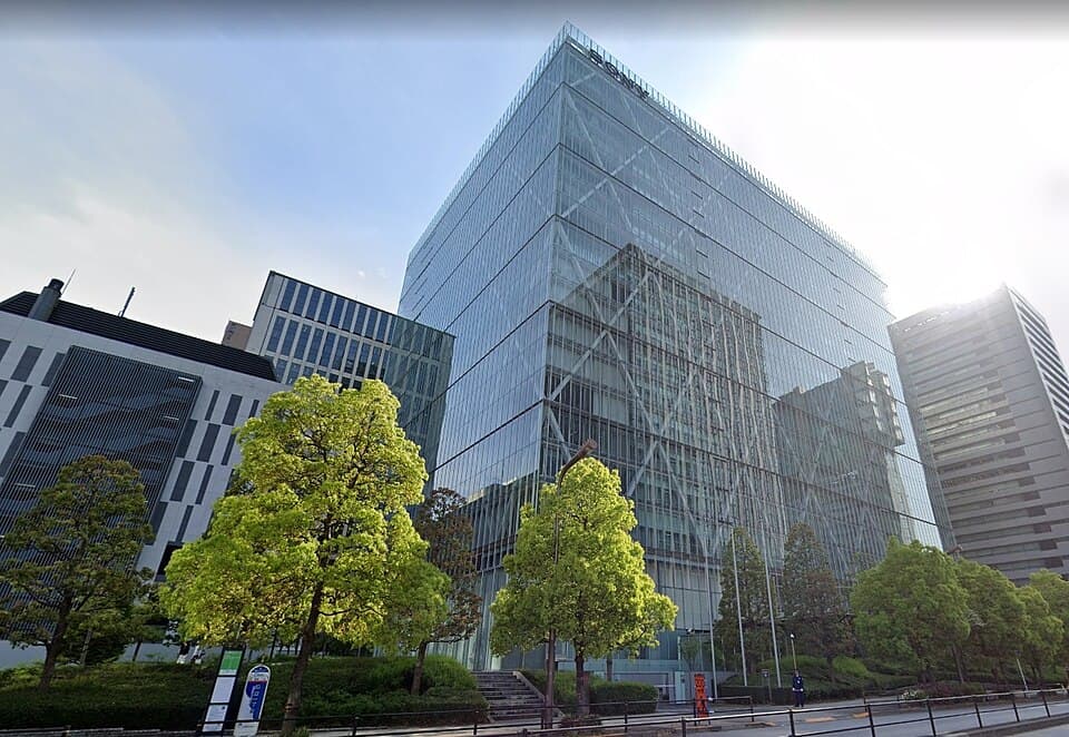 Kompleks kantor pusat Sony di Sony City, Minato, Tokyo.
