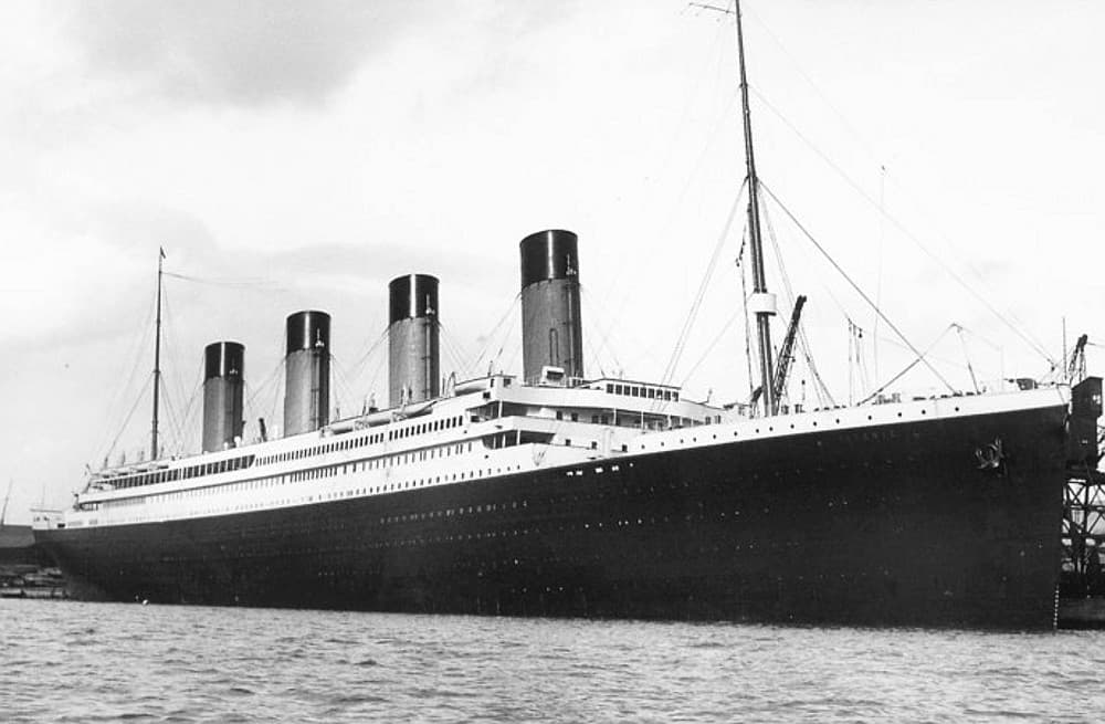 RMS Titanic at Southampton in 1912.